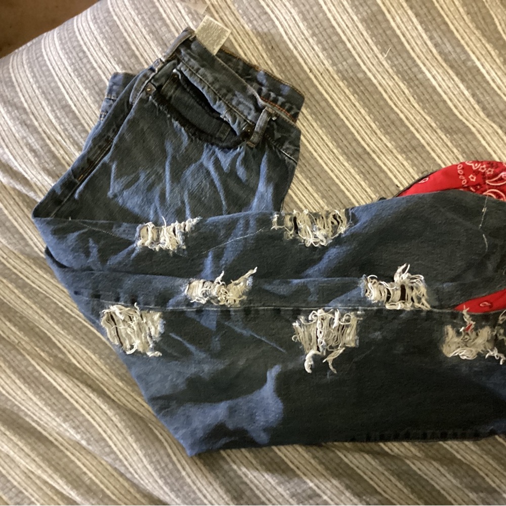 Upcycled jeans